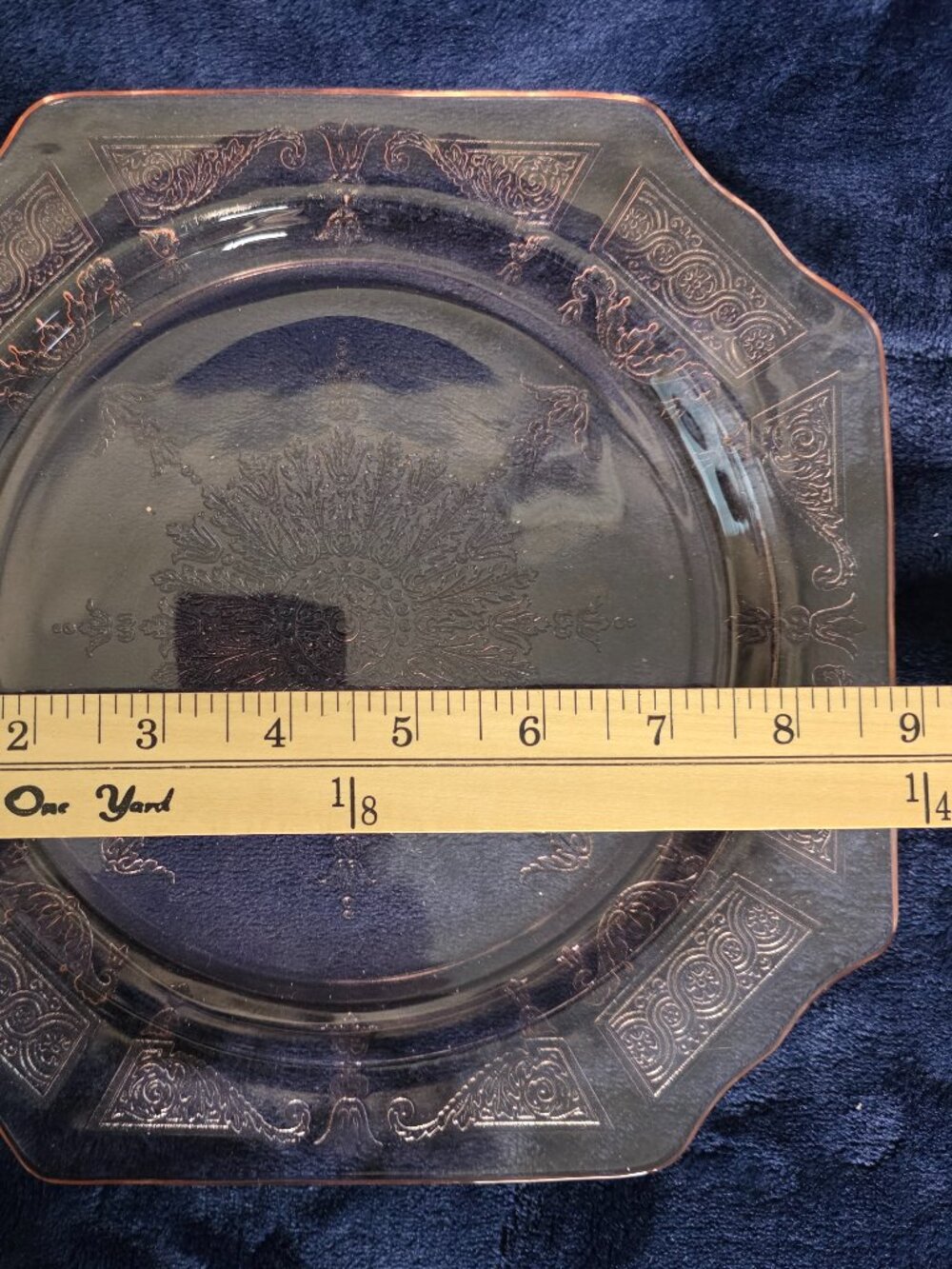 Vintage Anchor Hocking "Princess" 9" Plate - Picture 3 of 4